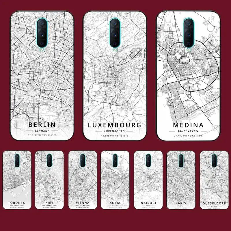 Black City Map Phone Case for Vivo Y91C Y11 17 19 17 67 81 Oppo A9 2020 Realme c3
Black City Map Phone Case for Vivo Y91C Y11 17 19 17 67 81 Oppo A9 2020 Realme c3