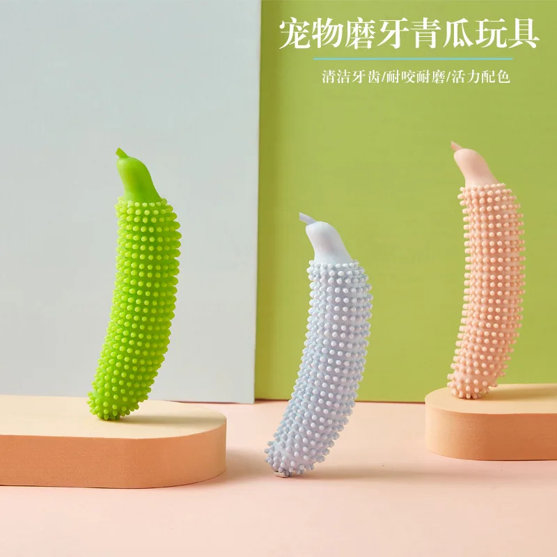 Dog Toy Cucumber Resistant Gritty Stick Puppy Teddy Puppy Relieves Boredom Large and Small Dog Bite Glue Dog Supplies 
Dog Toy Cucumber Resistant Gritty Stick Puppy Teddy Puppy Relieves Boredom Large and Small Dog Bite Glue Dog Supplies