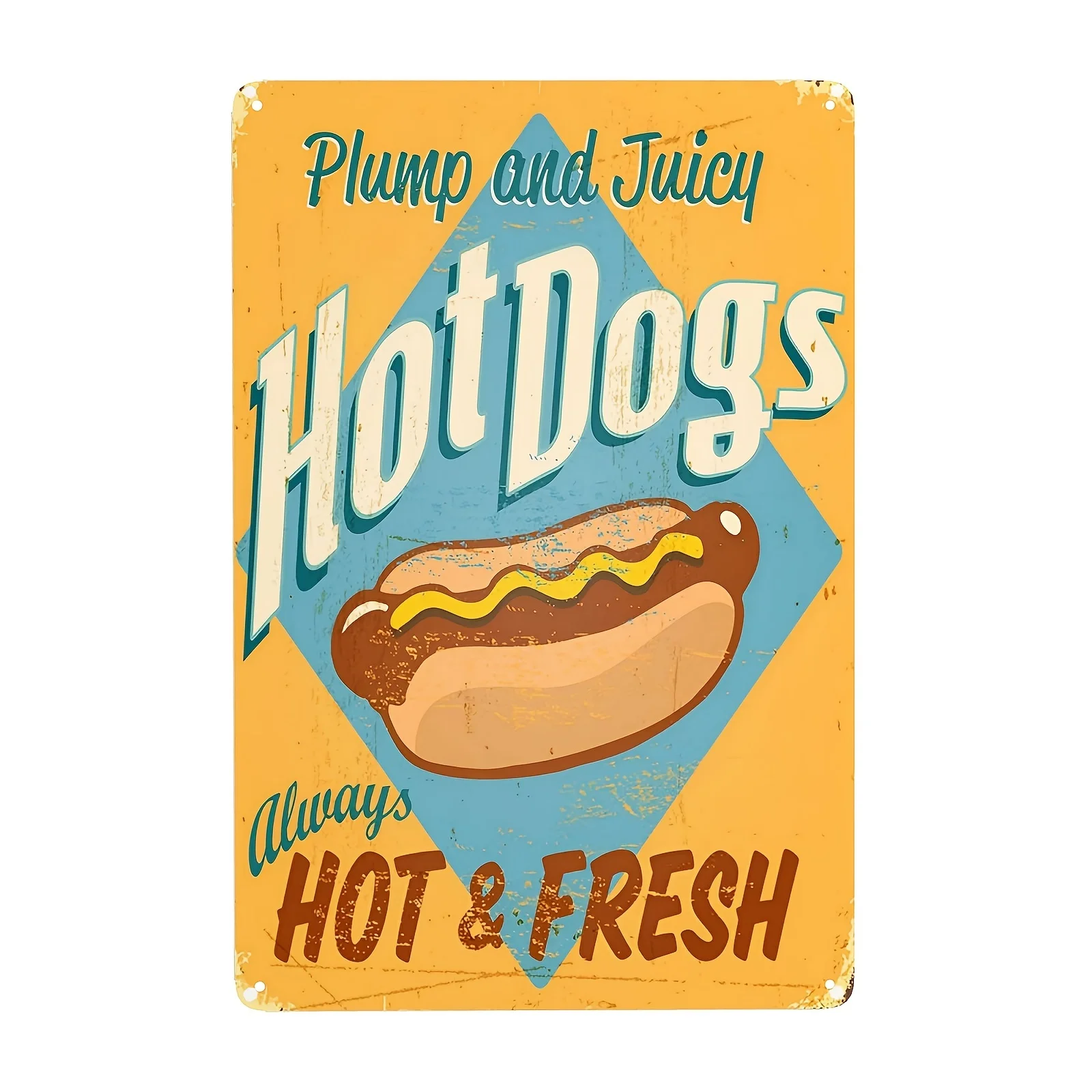 Hot Dogs Wall Decals, Vintage Food Tin Metal Signs Wall Art Decor Hanging, For Shop Restaurant Home Room Decor
Hot Dogs Wall Decals, Vintage Food Tin Metal Signs Wall Art Decor Hanging, For Shop Restaurant Home Room Decor