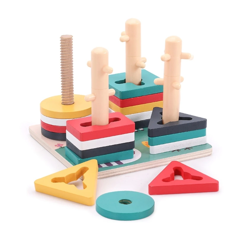 1Set Montessori Block Disassembled Matching Toy Interactive Educational Baby Block Sensory Stacking Block 2 Patterns
1Set Montessori Block Disassembled Matching Toy Interactive Educational Baby Block Sensory Stacking Block 2 Patterns