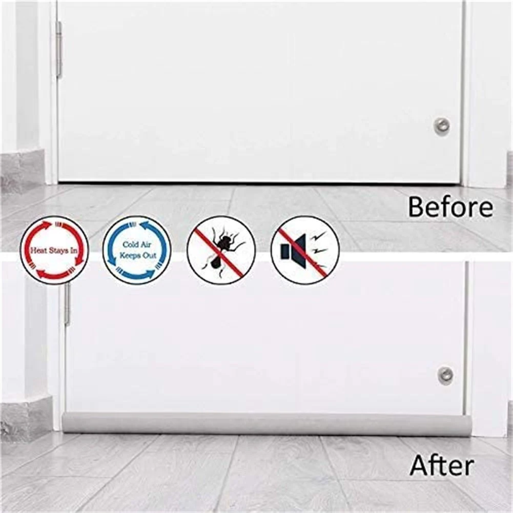Draught Excluder Stopper Seal Strip Door Bottom Guard Double Door Seal Foam + Leather Foldable Keeps Out The Cold
Draught Excluder Stopper Seal Strip Door Bottom Guard Double Door Seal Foam + Leather Foldable Keeps Out The Cold