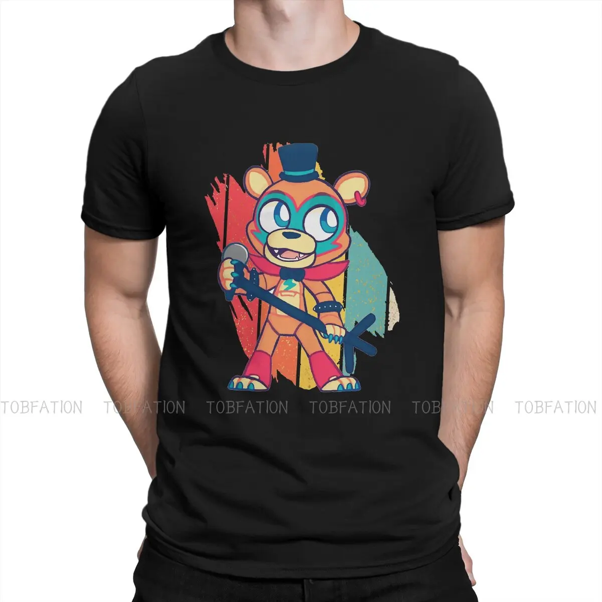 Футболка FNAF мужская с надписью «Безопасность», Повседневная модная пушистая рубашка с певицей, медведем и юмором
Футболка FNAF мужская с надписью «Безопасность», Повседневная модная пушистая рубашка с певицей, медведем и юмором