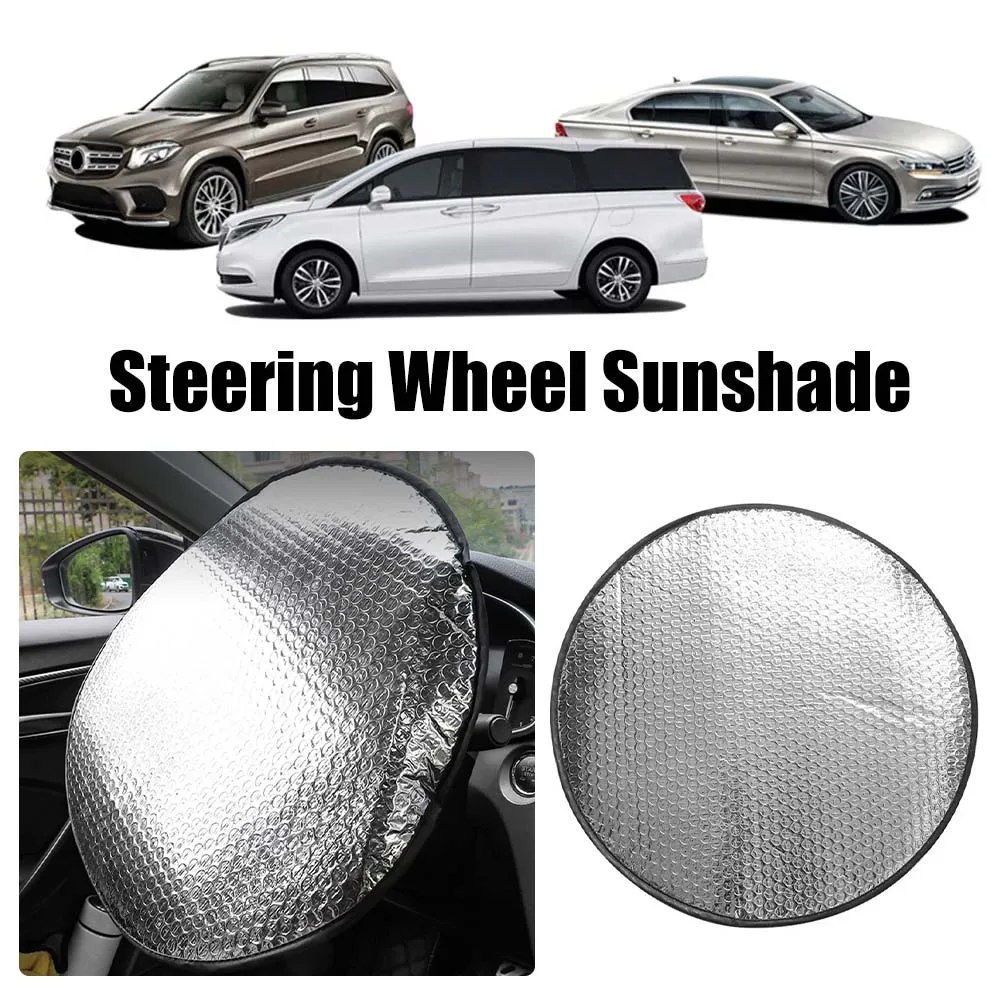 Car Steering Wheel Sun Shade 15-Inch Universal Cover 3-Layer Aluminum Foil Thick Sun Protection Anti-UV Steering Wheel Cover
Car Steering Wheel Sun Shade 15-Inch Universal Cover 3-Layer Aluminum Foil Thick Sun Protection Anti-UV Steering Wheel Cover