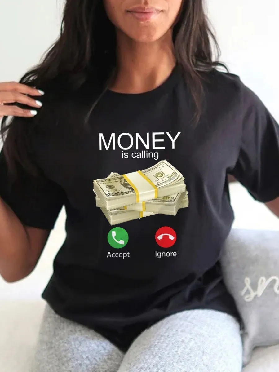 LW Money Letter Print T-shirt 2023 summer NEW T-Shirts Women T-Shirt Breathable Sweat Clothing Fashion Crewneck Summer Tops
LW Money Letter Print T-shirt 2023 summer NEW T-Shirts Women T-Shirt Breathable Sweat Clothing Fashion Crewneck Summer Tops