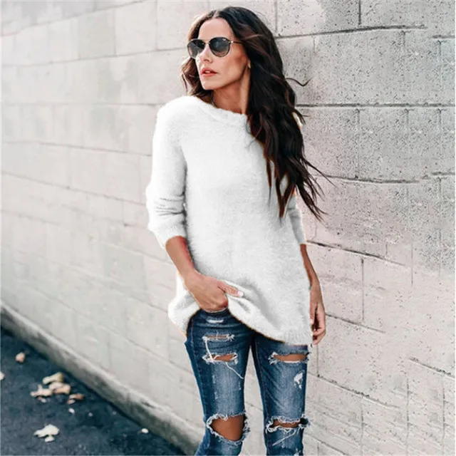 Autumn Winter Women's Autumn Winter Solid Color O-Neck Soft Sweater Pullover Long Sleeve Solid Color Urban Hipster
Autumn Winter Women's Autumn Winter Solid Color O-Neck Soft Sweater Pullover Long Sleeve Solid Color Urban Hipster