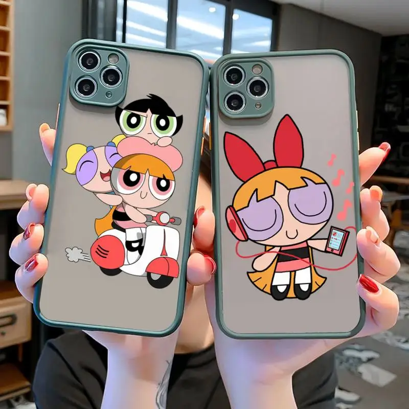 BANDAI Powerpuff Girls Phone Case for iPhone X XR XS 7 8 Plus 11 12 13 pro MAX 13mini Translucent Matte Case
BANDAI Powerpuff Girls Phone Case for iPhone X XR XS 7 8 Plus 11 12 13 pro MAX 13mini Translucent Matte Case