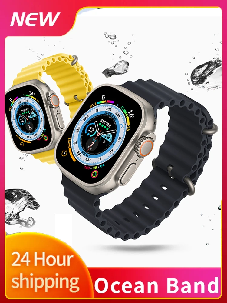 Ocean strap For Apple watch band 49mm 45mm 44mm 40mm 41mm 42mm 49 45 mm silicone correa bracelet iWatch Ultra series 7 6 3 se 8
Ocean strap For Apple watch band 49mm 45mm 44mm 40mm 41mm 42mm 49 45 mm silicone correa bracelet iWatch Ultra series 7 6 3 se 8