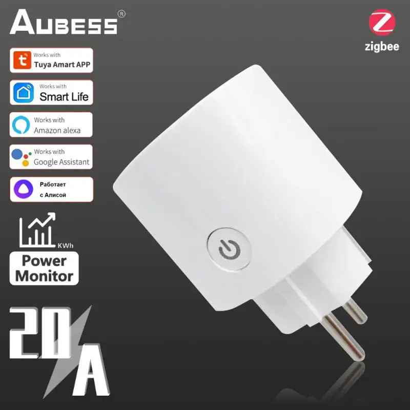 Tuya ZigBee Smart Plug Power Metering Smart Life APP Control 16A/ 20A For Alexa Google Home Yandex Alice 90 Day Free Replacement
Tuya ZigBee Smart Plug Power Metering Smart Life APP Control 16A/ 20A For Alexa Google Home Yandex Alice 90 Day Free Replacement