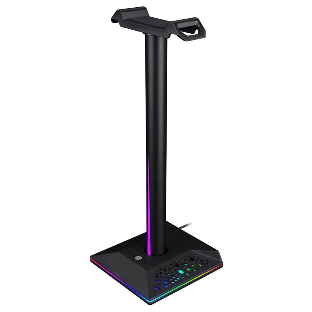 RGB Light Wireless Earphone Stand Aluminum Alloy Non-slip Headphone Holder Home Headset Supporting Rack Hanger
RGB Light Wireless Earphone Stand Aluminum Alloy Non-slip Headphone Holder Home Headset Supporting Rack Hanger