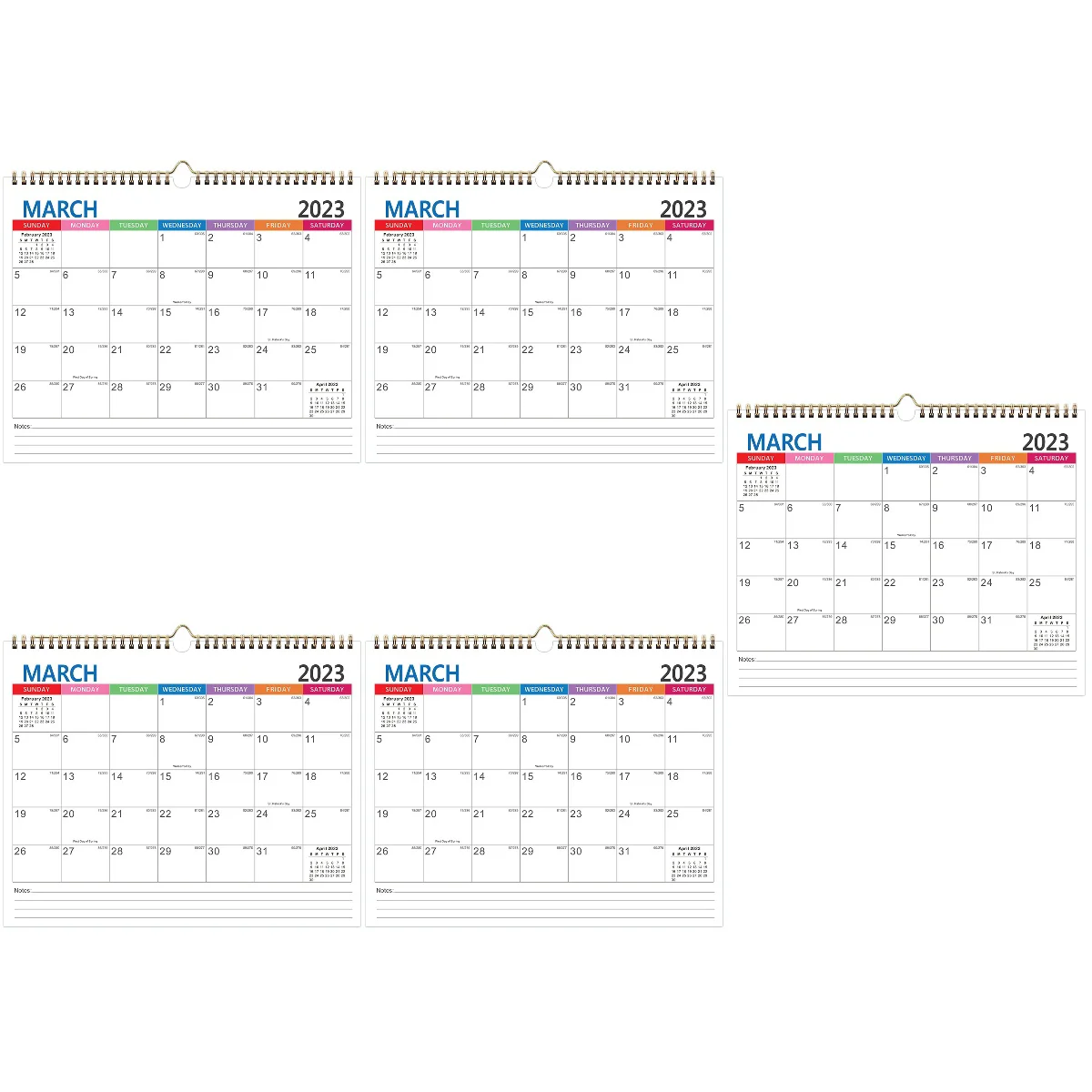 5pcs Room Wall Calendar Sturdy Hanging Calendar Noting Monthly Calendar Appointment Wall Calendar
5pcs Room Wall Calendar Sturdy Hanging Calendar Noting Monthly Calendar Appointment Wall Calendar