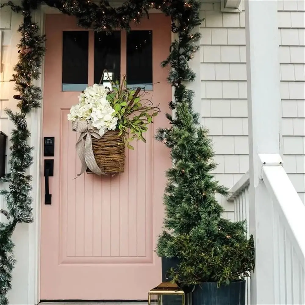 Decoration Simulation Wreath Hydrangea Door Hanger Hydrangea Basket Garland Simulated Rattan Basket Basket Wreath
Decoration Simulation Wreath Hydrangea Door Hanger Hydrangea Basket Garland Simulated Rattan Basket Basket Wreath
