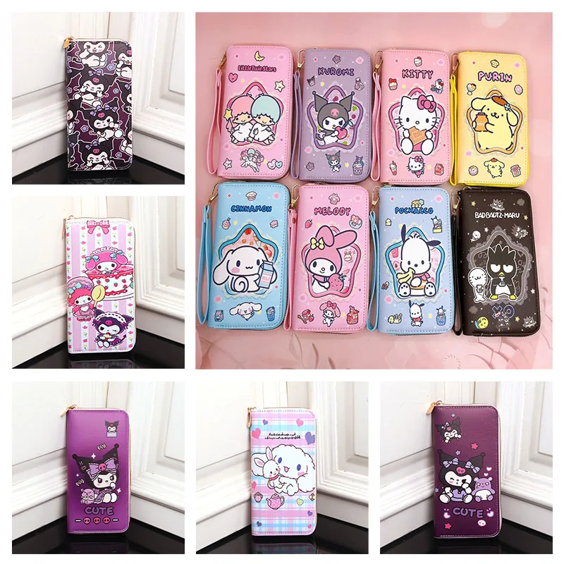 Sanrioed кошелек для денег, кошелек Kuromi Pachacco Cinnamoroll, аниме кредитный банк, женский короткий кошелек, милый подарок, игрушка
Sanrioed кошелек для денег, кошелек Kuromi Pachacco Cinnamoroll, аниме кредитный банк, женский короткий кошелек, милый подарок, игрушка