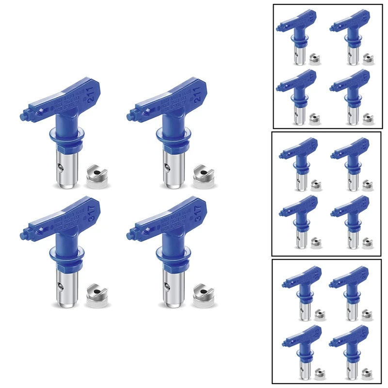 4 Pcs Reversible Spray Tips Reversible Paint Sprayer Nozzle Tips Airless Paint Airless Sprayer Parts
4 Pcs Reversible Spray Tips Reversible Paint Sprayer Nozzle Tips Airless Paint Airless Sprayer Parts