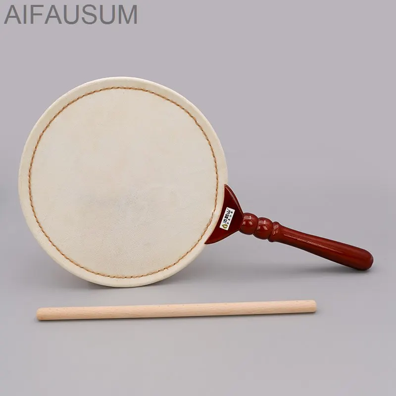 Cowhide fan drum Chinese folk musical instrument Hand drums percussion instruments meditation
Cowhide fan drum Chinese folk musical instrument Hand drums percussion instruments meditation