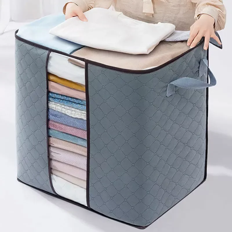 NEW Large Clothes Storage Bag Organizer For Bedding Foldable Quilt Storage Bag Clothing Finishing Household Cabinet Organizer
NEW Large Clothes Storage Bag Organizer For Bedding Foldable Quilt Storage Bag Clothing Finishing Household Cabinet Organizer