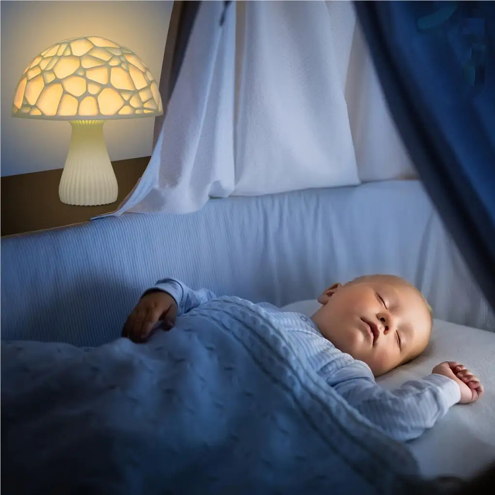 3D Print Mushroom Table Lamp 15cm LED Bedside with USB Cable Remote Control Reading Night-light for Bedroom Office
3D Print Mushroom Table Lamp 15cm LED Bedside with USB Cable Remote Control Reading Night-light for Bedroom Office