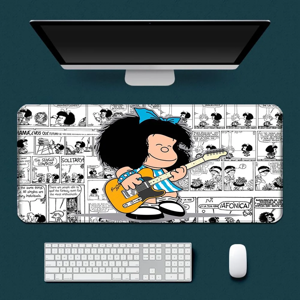 Cute Mafalda Mousepad HD Printing Computer Gamers Locking Edge Non-slip Mouse Pad XXL90x40cm Keyboard PC Desk Pad
Cute Mafalda Mousepad HD Printing Computer Gamers Locking Edge Non-slip Mouse Pad XXL90x40cm Keyboard PC Desk Pad