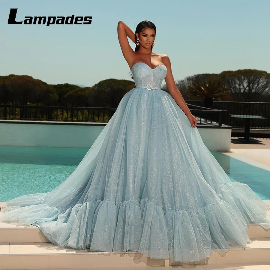 Sweetheart Neckline See Through Blue Sequins Prom Gowns Bestidos De Mujer Para Fiesta De Noche Dresses For Quinceanera
Sweetheart Neckline See Through Blue Sequins Prom Gowns Bestidos De Mujer Para Fiesta De Noche Dresses For Quinceanera