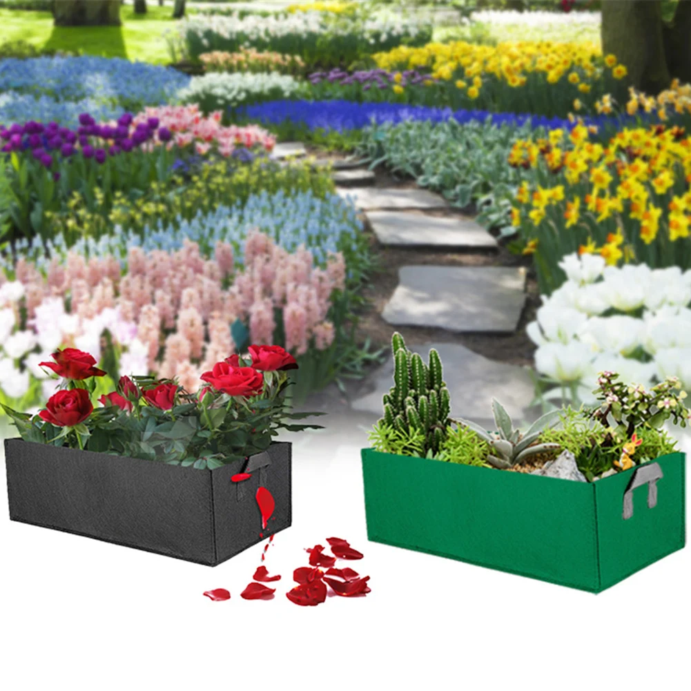 Grow Bags Rectangular Plant Growing Bags Breathable Nonwoven Vegetable Planting Containers With Handles Grow Bags For Potatoes
Grow Bags Rectangular Plant Growing Bags Breathable Nonwoven Vegetable Planting Containers With Handles Grow Bags For Potatoes