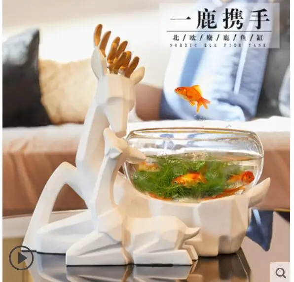 Move to new house gift warm house move wedding gift home decoration Nordic TV cabinet white Mother deer Aquarium
Move to new house gift warm house move wedding gift home decoration Nordic TV cabinet white Mother deer Aquarium