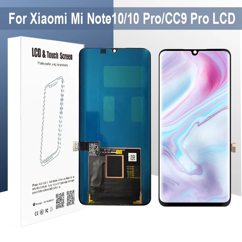 1Pcs 6.47 Inch CC9 PRO Display For Xiaomi Mi Note 10 Lcd Touch Screen Digitizer Assembly For Mi Note 10 Lite With Frame
1Pcs 6.47 Inch CC9 PRO Display For Xiaomi Mi Note 10 Lcd Touch Screen Digitizer Assembly For Mi Note 10 Lite With Frame