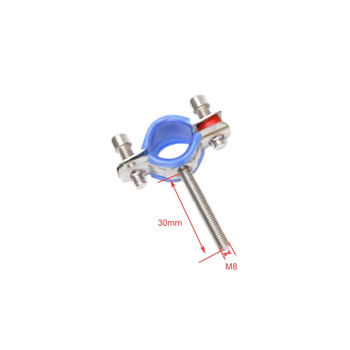 Зажим для трубы из нержавеющей стали 304, фиксированный кронштейн для трубы, расширительный винт с резиновым зажимом
Зажим для трубы из нержавеющей стали 304, фиксированный кронштейн для трубы, расширительный винт с резиновым зажимом
