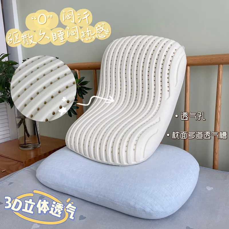 38x60cm Latex Pillow Core Pair of Natural Rubber Pillows Household Use Adult Protection Cervical Pillow Inner Outer Pillowcases
38x60cm Latex Pillow Core Pair of Natural Rubber Pillows Household Use Adult Protection Cervical Pillow Inner Outer Pillowcases