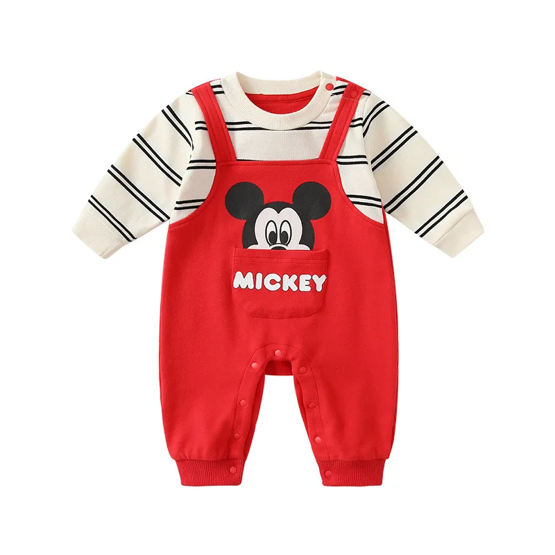 Mickey Mouse Printed Jumpsuits Toddler Baby Autumn Onesies 0-24Months Girls Boys Wear Cotton Long-sleeved Body Suit
Mickey Mouse Printed Jumpsuits Toddler Baby Autumn Onesies 0-24Months Girls Boys Wear Cotton Long-sleeved Body Suit