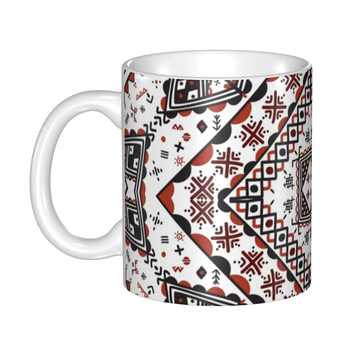 Kabyle Pottery Berber Motifs Coffee Mug DIY Custom Amazigh Geometric Pattern Ceramic Mug Cup Creative Gift
Kabyle Pottery Berber Motifs Coffee Mug DIY Custom Amazigh Geometric Pattern Ceramic Mug Cup Creative Gift