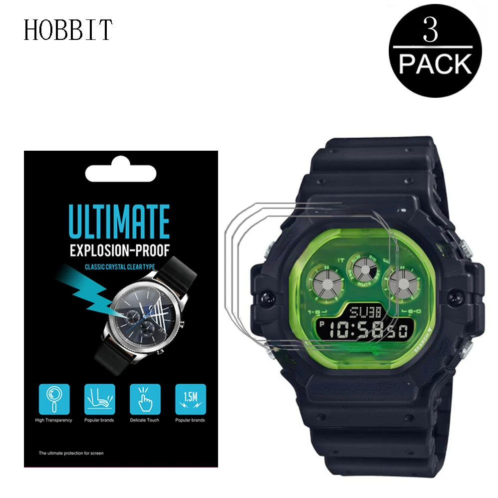 3Pcs PET Protective Film For Casio G-SHOCK DW-5900 DW5900 DW-5900RS DW-5900TH DW-5900DN DW-5900TS DW-5600CA Film NOT Glass
3Pcs PET Protective Film For Casio G-SHOCK DW-5900 DW5900 DW-5900RS DW-5900TH DW-5900DN DW-5900TS DW-5600CA Film NOT Glass