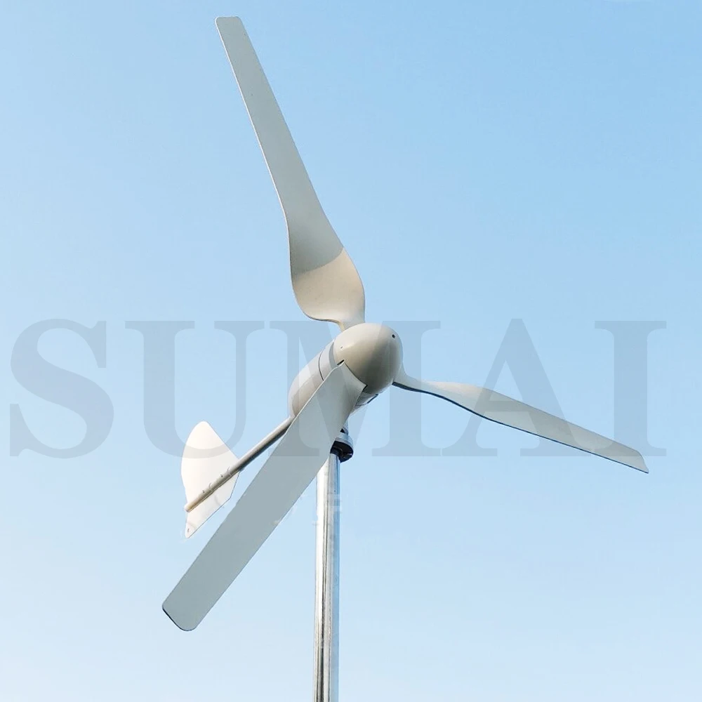 

Ветряная Турбина 1500 Вт, 1 кВт, 12 В, 24 В, 48 В, комплект горизонтального генератора, ветряная мельница свободной мощности с альтернативной энергией для домашнего использования