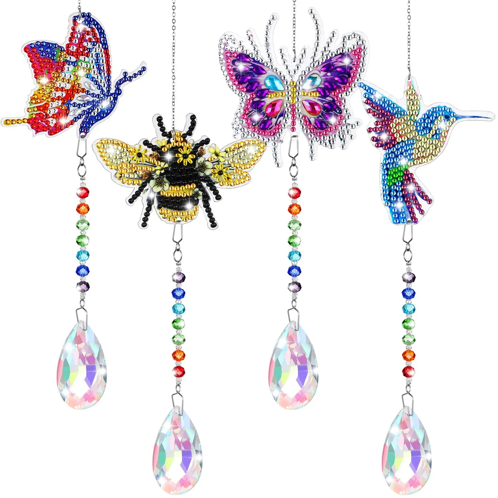 4 шт., Кристальные Подвески в виде солнца и ветра
4 шт., Кристальные Подвески в виде солнца и ветра