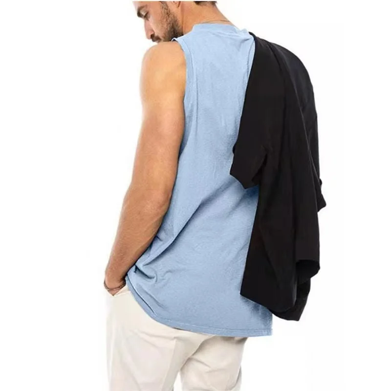 Simple style men's vest fashionable and comfortable in summer _jes2762 
Simple style men's vest fashionable and comfortable in summer _jes2762