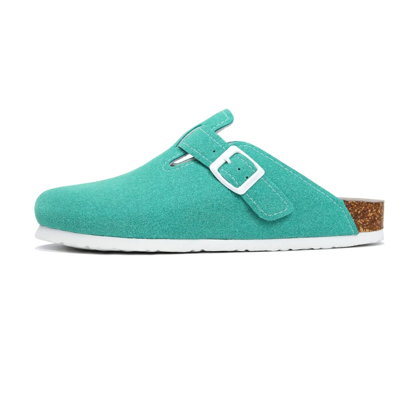 New Closed Toe Cork Slippers Men Casual Shoes Women Buckle Non-slip Mules Unisex Comfortable Nubuck Leather Outside Slides 35-45
New Closed Toe Cork Slippers Men Casual Shoes Women Buckle Non-slip Mules Unisex Comfortable Nubuck Leather Outside Slides 35-45