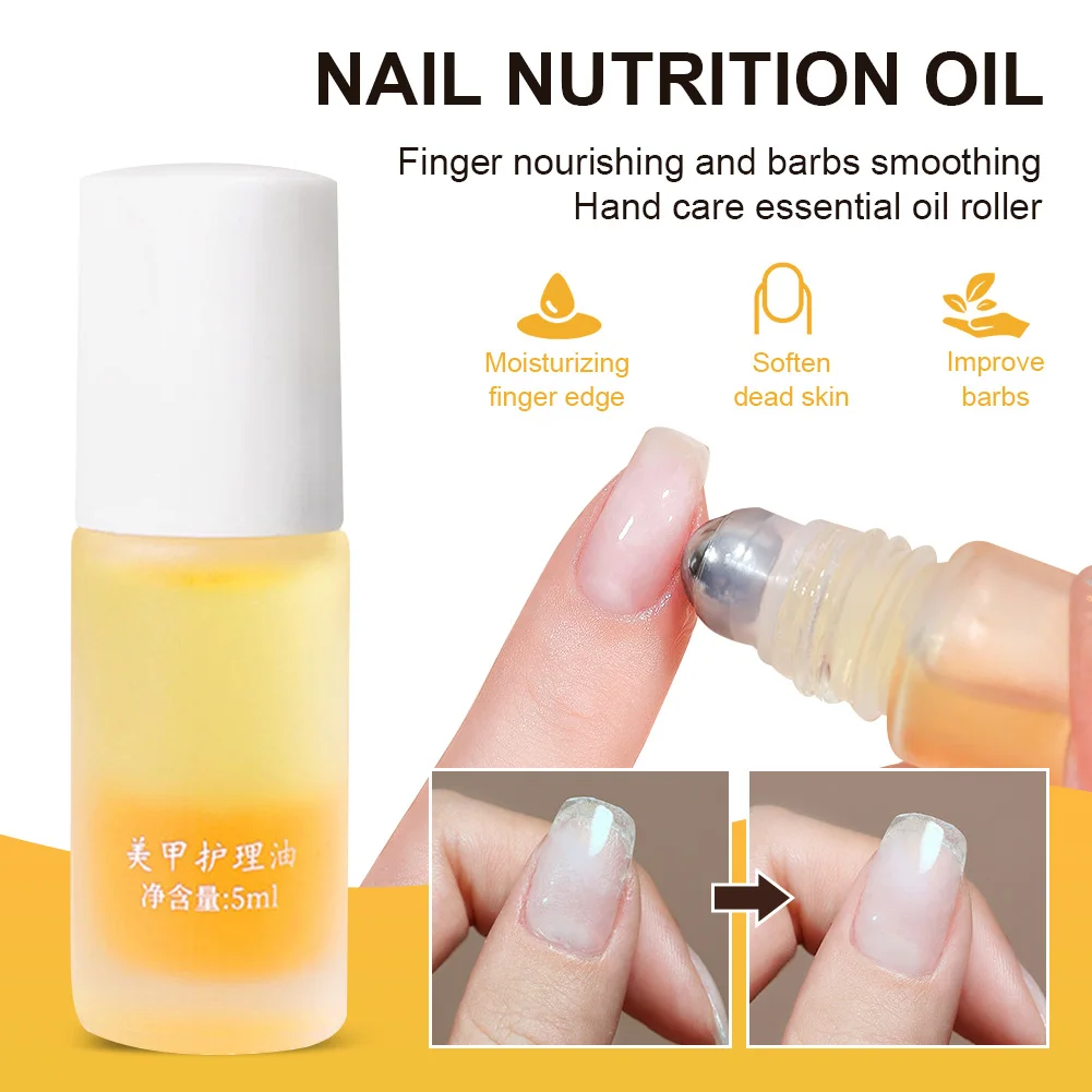 5ml Nail Nutrition Oil Anti-barb Cuticle Revitalizer Nail Edge Care Nail Moisturizing Repairing Nutrition Gel Roller Nail Care
5ml Nail Nutrition Oil Anti-barb Cuticle Revitalizer Nail Edge Care Nail Moisturizing Repairing Nutrition Gel Roller Nail Care