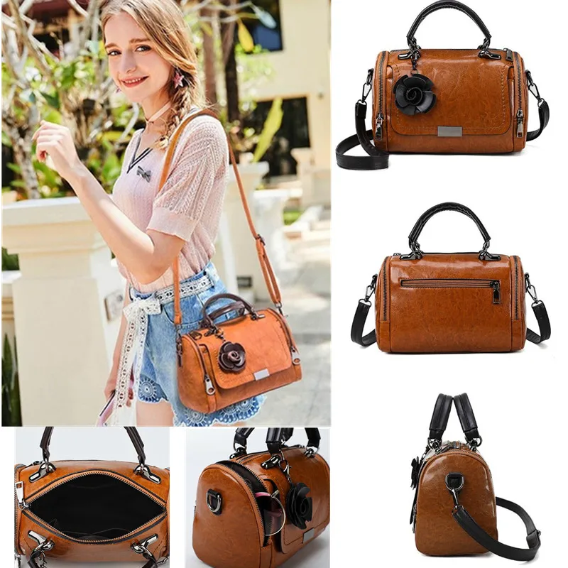 2022 New flowers Pendant Handbag Women's fashion Boston bags single shoulder bag ladies crossbody bag PU messenger bag
2022 New flowers Pendant Handbag Women's fashion Boston bags single shoulder bag ladies crossbody bag PU messenger bag