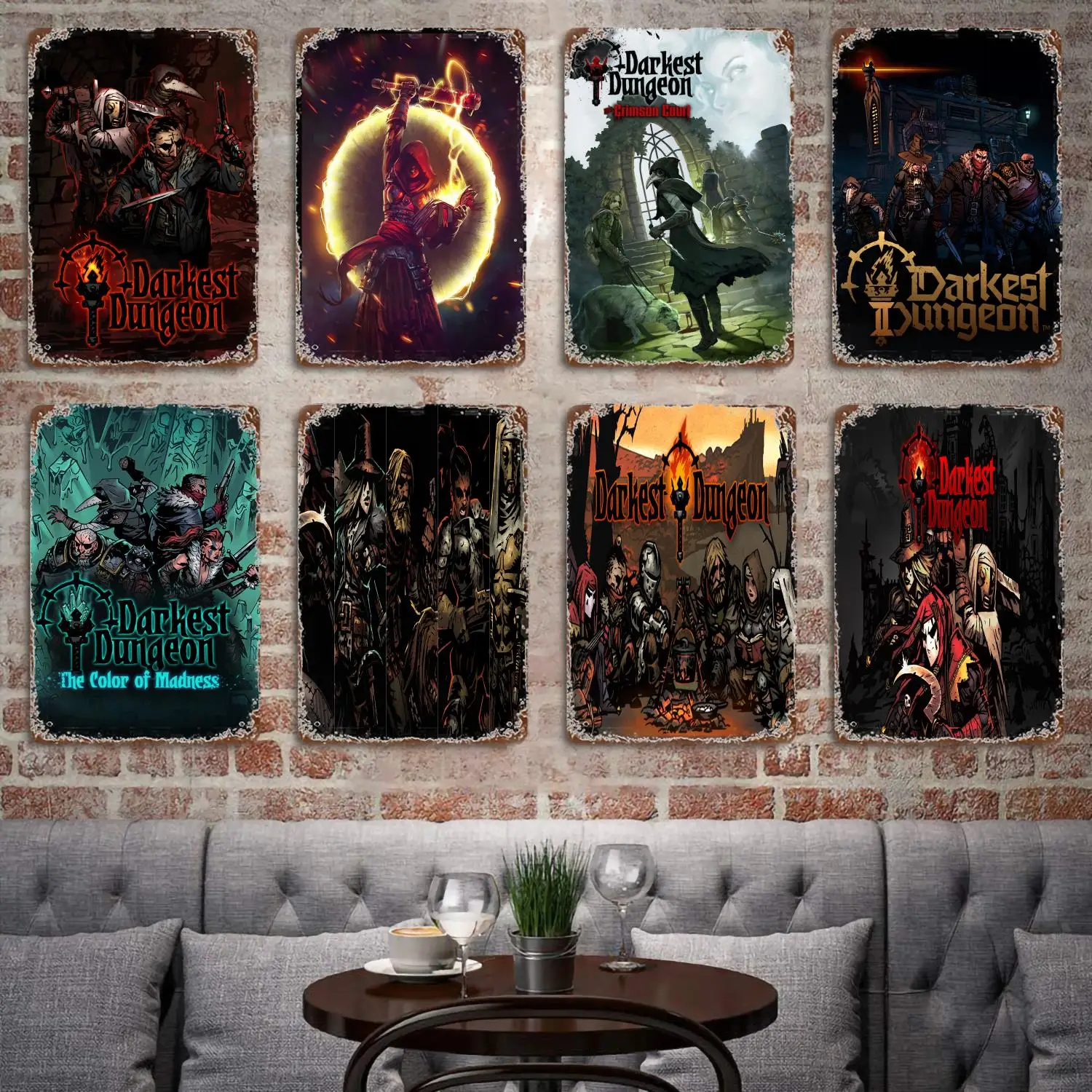 Darkest Dungeon metal Decor Poster Vintage Tin Sign Metal Sign Decorative Plaque for Pub Bar Man Cave Club Wall Decoration
Darkest Dungeon metal Decor Poster Vintage Tin Sign Metal Sign Decorative Plaque for Pub Bar Man Cave Club Wall Decoration