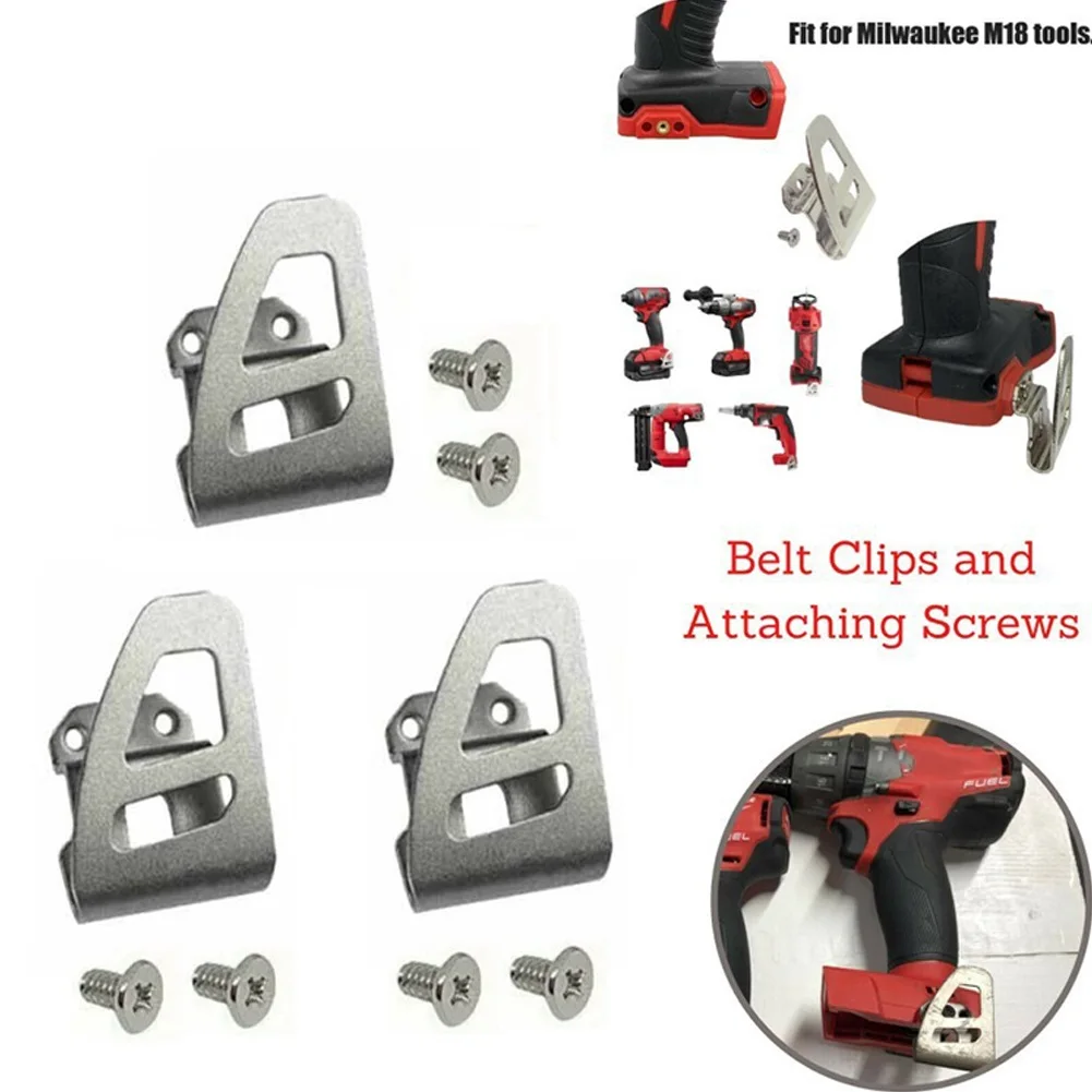 Drivers Wrenches Hook Belt Clip 2603-20 2603-22 2603-22CT 2604-22CT Silver Steel Waist Buckles With Screws 18V
Drivers Wrenches Hook Belt Clip 2603-20 2603-22 2603-22CT 2604-22CT Silver Steel Waist Buckles With Screws 18V