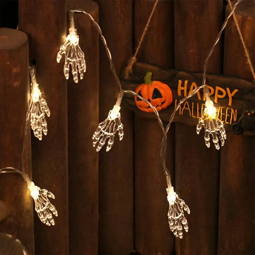 10LED Halloween Skeleton Hand Light High Brightness Outdoor Decorative Lamp Lantern for Halloween Garden Lights
10LED Halloween Skeleton Hand Light High Brightness Outdoor Decorative Lamp Lantern for Halloween Garden Lights