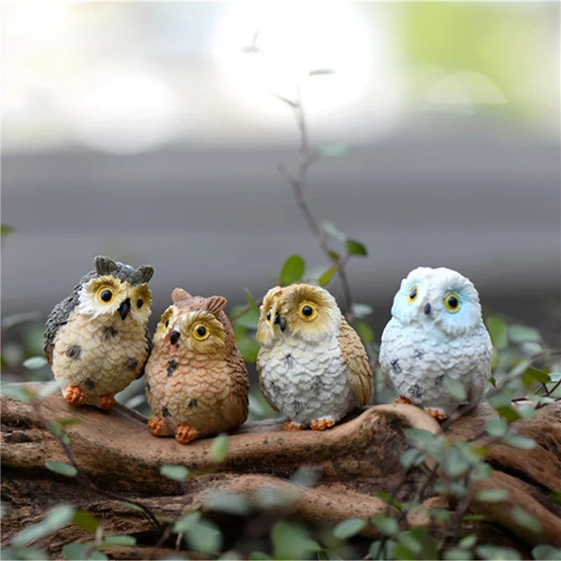 2pc / Lot Resin Decoration Cute Owl Animal Miniature Figurine Craft Potted Garden Decoration Home Decoration Accessories Modern
2pc / Lot Resin Decoration Cute Owl Animal Miniature Figurine Craft Potted Garden Decoration Home Decoration Accessories Modern