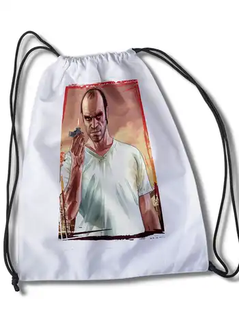 Сумка для основного взуття гри Grand Theft Auto V (GTA 5) (Rockstar, Action Movie, Humor, Casino, Travr, Michael) - 32662