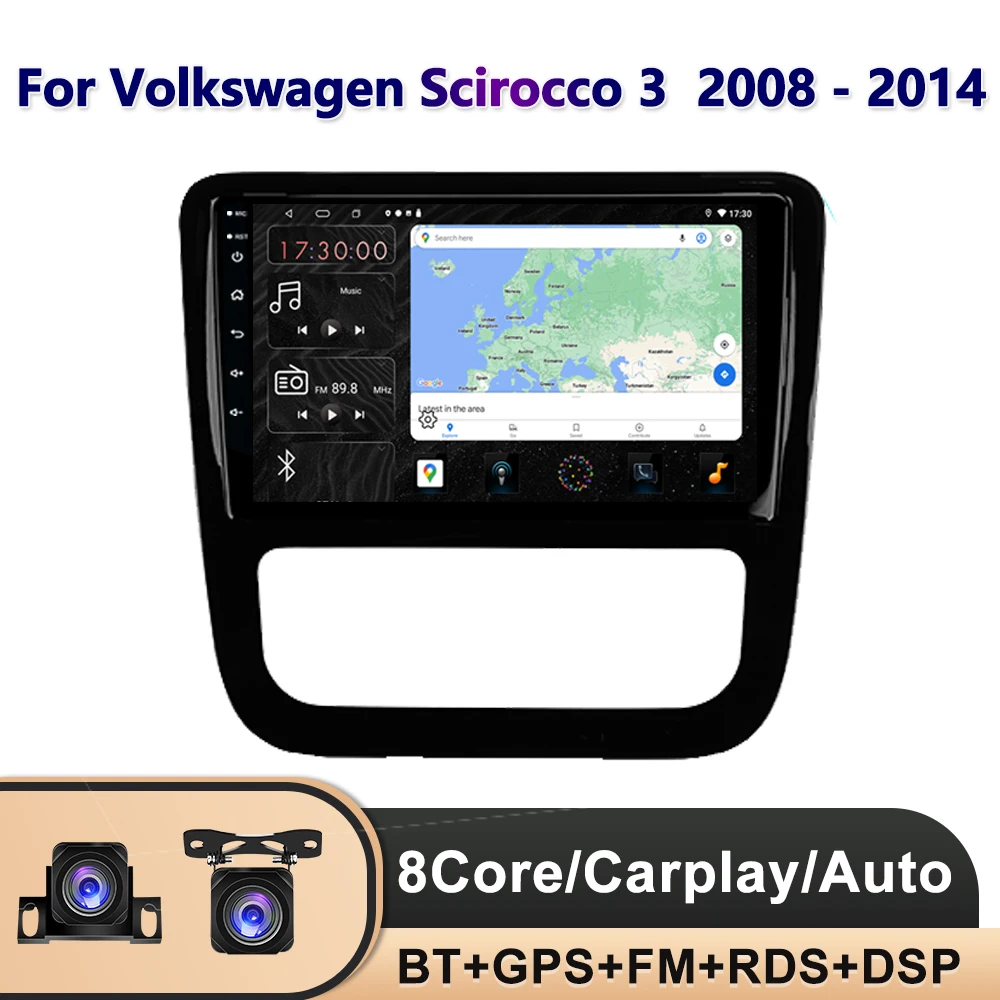 PEERCE For Volkswagen Scirocco 3 III Mk3 2008- 2014 Car Radio Multimedia Video Player Navigation GPS Android11 2DIN Carplay Auto
PEERCE For Volkswagen Scirocco 3 III Mk3 2008- 2014 Car Radio Multimedia Video Player Navigation GPS Android11 2DIN Carplay Auto