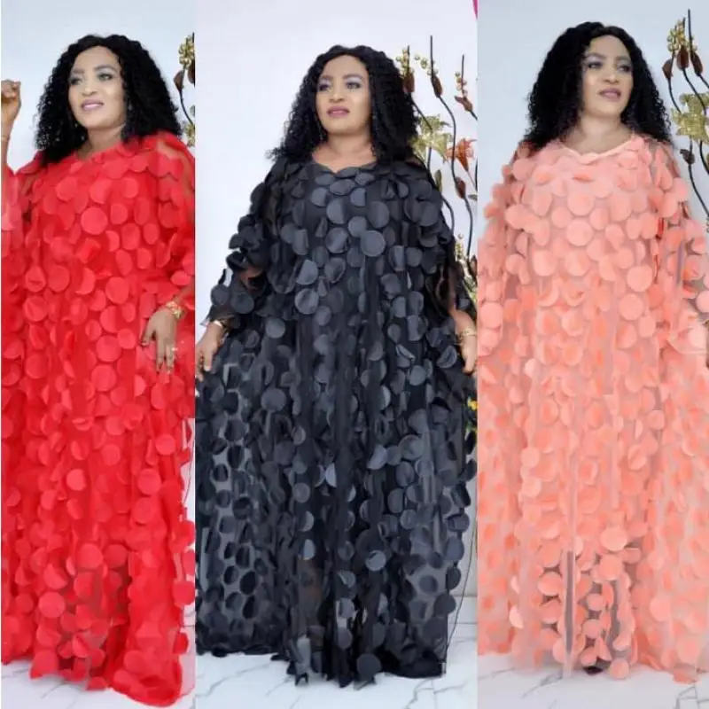 Dress African Women Dress Lace Embroidery Batwing Sleeve Elegant Dress Three-dimensional Flower Dress For Woemn Free Shipping
Dress African Women Dress Lace Embroidery Batwing Sleeve Elegant Dress Three-dimensional Flower Dress For Woemn Free Shipping