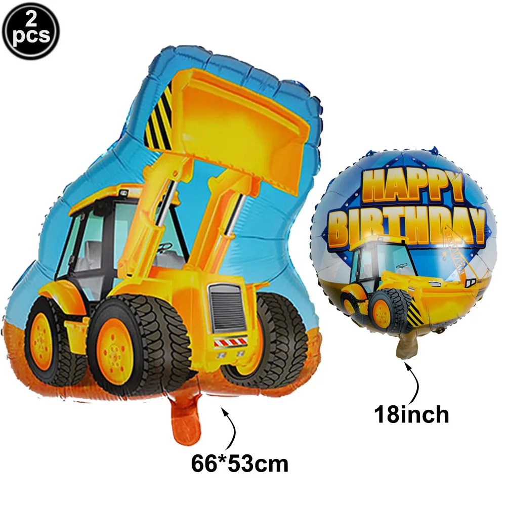 2Pcs Construction Excavator Balloons Construction Truck Themed Forklift Mixer Foil Vehicles Balloons Birthday Party Decor Suppli
2Pcs Construction Excavator Balloons Construction Truck Themed Forklift Mixer Foil Vehicles Balloons Birthday Party Decor Suppli