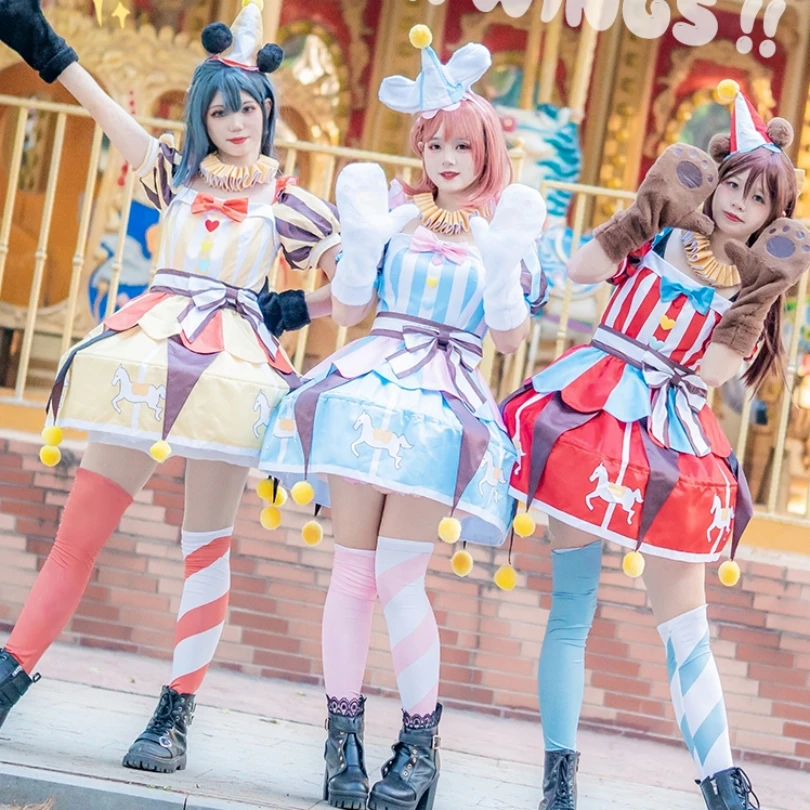 Love Live! Infinity Our wings A ZU NA 2nd Maze Town Uehara Ayumu Osaka Shizuku Yuki Setsuna Cosplay Costume Halloween Dress
Love Live! Infinity Our wings A ZU NA 2nd Maze Town Uehara Ayumu Osaka Shizuku Yuki Setsuna Cosplay Costume Halloween Dress