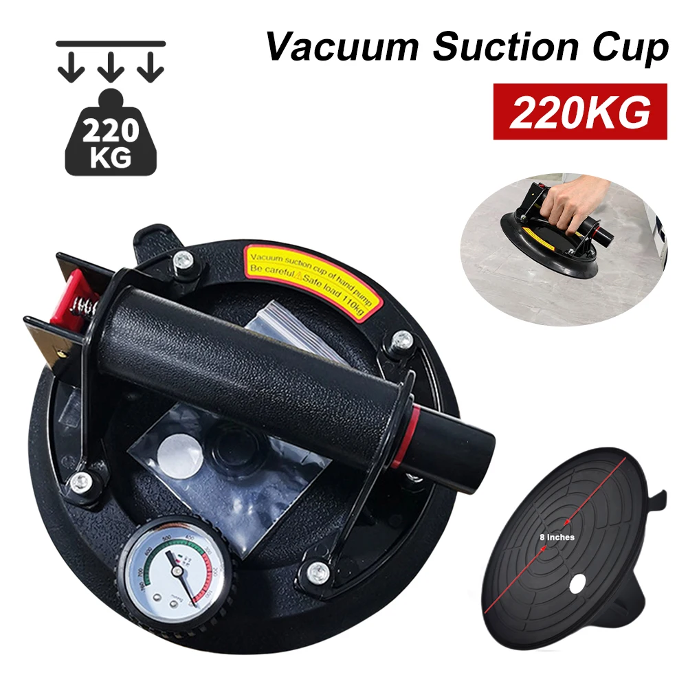 Universal Max 200kg Vacuum Suction Cup With Metal Handle Loading Capacity Heavy Duty Vacuum For Tile Adsorption Glass Tools
Universal Max 200kg Vacuum Suction Cup With Metal Handle Loading Capacity Heavy Duty Vacuum For Tile Adsorption Glass Tools