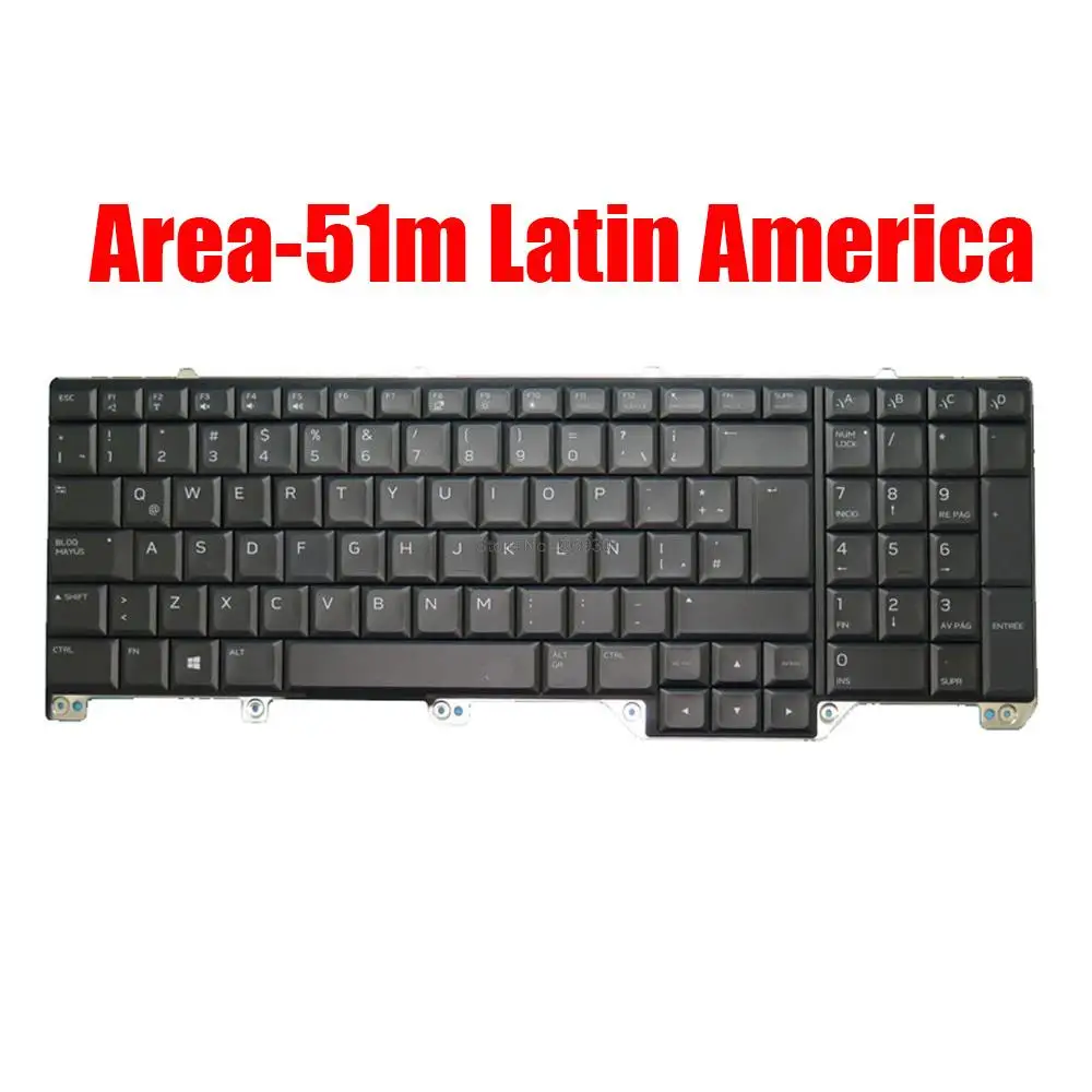 Клавиатура для ноутбука DELL для Alienware Area-51m A51M, Латинская Америка, черная, с подсветкой, Новинка
Клавиатура для ноутбука DELL для Alienware Area-51m A51M, Латинская Америка, черная, с подсветкой, Новинка