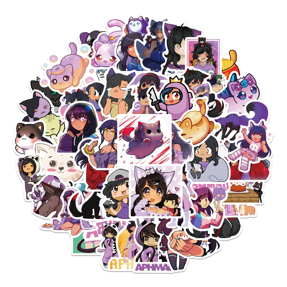 10/50 Pcs Games Aphmau Cute Cartoon Graffiti Sticker Decoration Suitcase Helmet Guitar Laptop Kids Toys Thin Waterproof Stickers
10/50 Pcs Games Aphmau Cute Cartoon Graffiti Sticker Decoration Suitcase Helmet Guitar Laptop Kids Toys Thin Waterproof Stickers