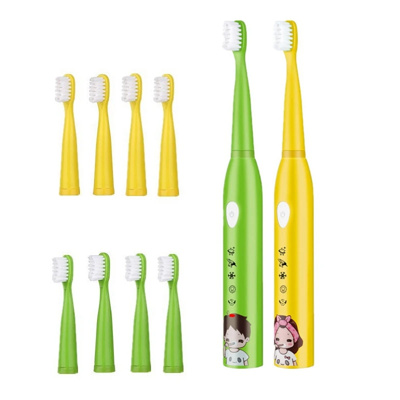 5 Modes Children Electric Usb Charger Cartoon Pattern Kids Waterproof Toothbrush With 4 Replacement Heads
5 Modes Children Electric Usb Charger Cartoon Pattern Kids Waterproof Toothbrush With 4 Replacement Heads