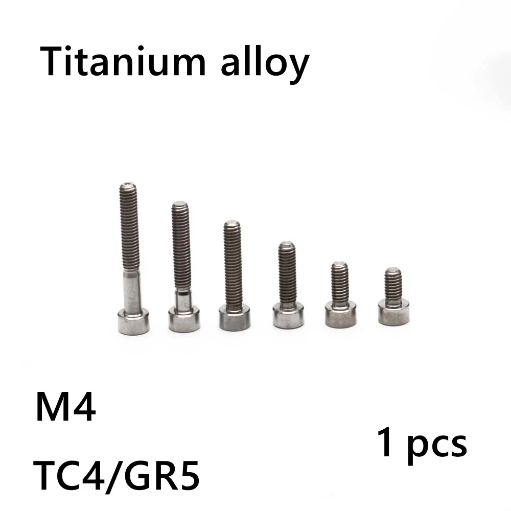 M4 Bolt Cup Head Hexagon Socket Titanium Screws TC4/GR5 Bolts Motorcycle High Strength Light Weight Toys Bicycle Model Fasteners
M4 Bolt Cup Head Hexagon Socket Titanium Screws TC4/GR5 Bolts Motorcycle High Strength Light Weight Toys Bicycle Model Fasteners
